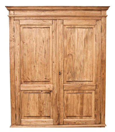 Biscottini Armadio Country Biscottini legno massello tiglio naturale 120x59x197 Made Italy