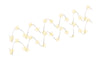 2x Barra Luminosa Filo d’argento a 20 Micro LED con Timer IP20 A++