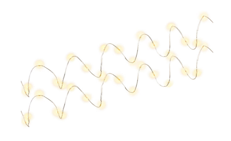 2x Barra Luminosa Filo d’argento a 20 Micro LED con Timer IP20 A++