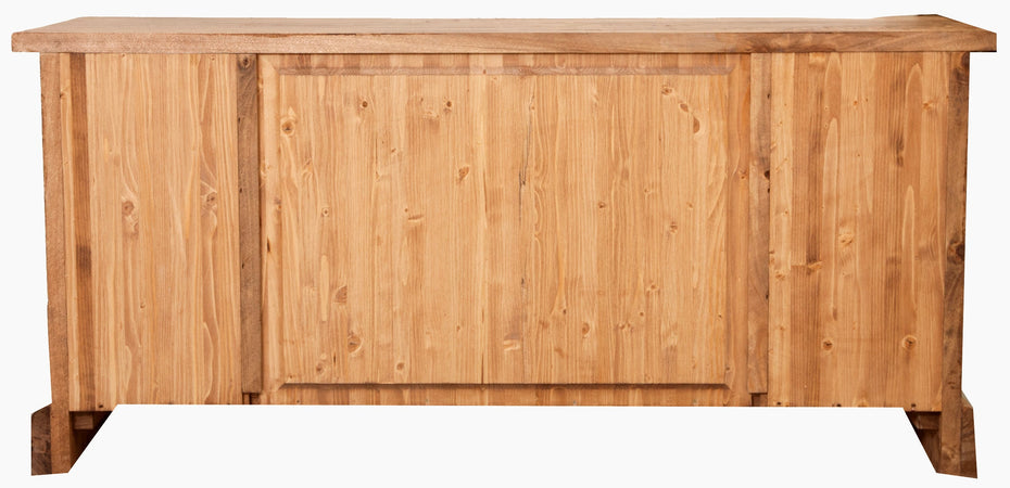 Biscottini Mobile Porta TV Biscottini Country legno massello tiglio 129x40x60 stile