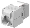 Frutto Keystone RJ45 Cat6A UTP 500MHz Grigio
