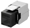 Frutto Keystone RJ45 Cat6A UTP 500MHz Nero