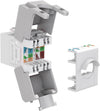 Frutto Keystone RJ45 Cat6A UTP 500MHz Bianco