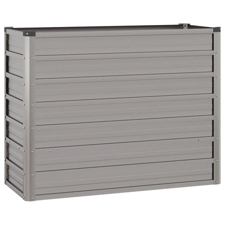 Letto Rialzato da Giardino Ruggine 100x40x77 cm Acciaio Corten