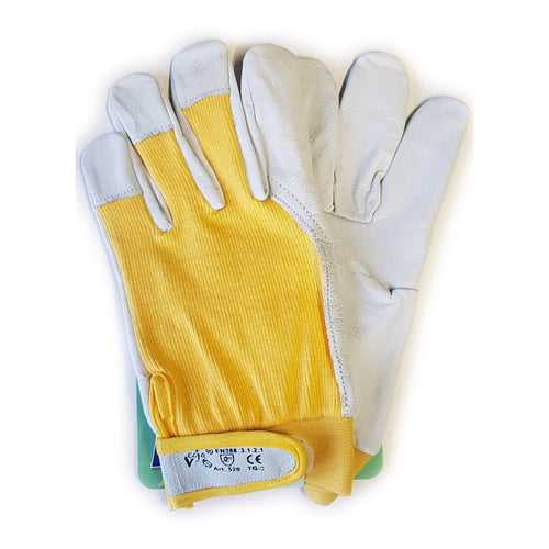 Guanti da lavoro G/520 supporto pelle di suino e cotone