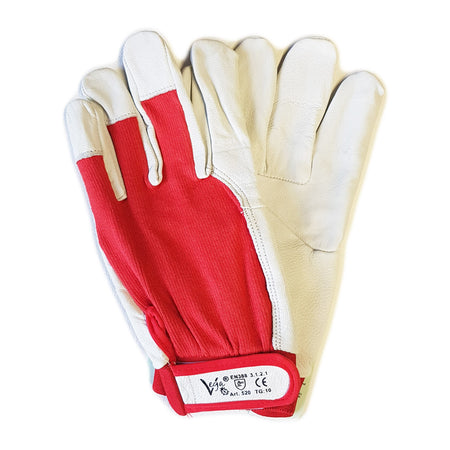 Guanti da lavoro G/520 supporto pelle di suino e cotone