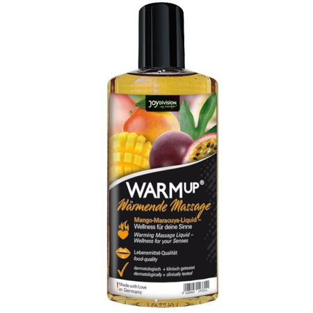 Olio per massaggio riscaldante WARMup Mango e Maracuya