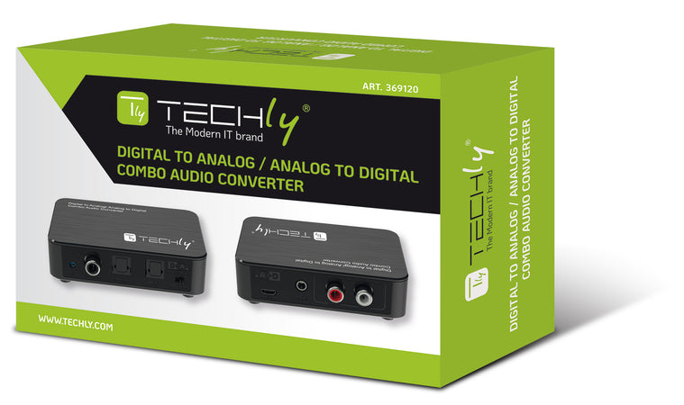 Convertitore Audio da Digitale ad Analogico / da Analogico a Digitale SPDIF Toslink Stereo 3,5\'\'