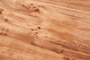 Biscottini Tavolino da fumo Country in legno massello di tiglio finitura naturale L90xPR90xH45 cm. Made in Italy
