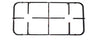 Griglie piattina 2 fuochi 456X213 Nardi P3651-2