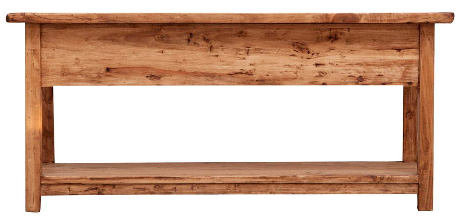 Biscottini Biscottini Mobile Porta TV Country Legno Massello Tiglio Naturale 110x40x50