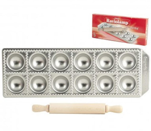 IMPERIA TAVOLETTA CON MATTARELLO RAVIOLAMP 12 RAVIOLI CHEF FERR 321983