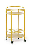 Carrello portatile Burton porta bottiglie e calici da vino h 81 cm
