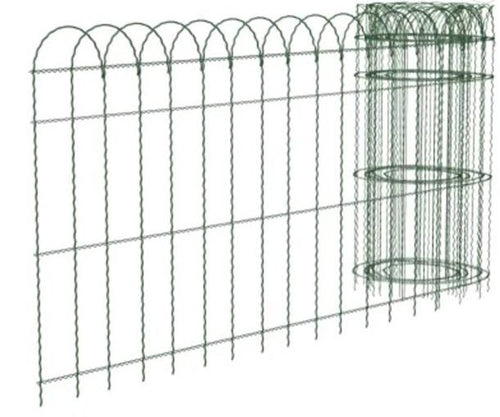RETE RECINZIONE ZINCATA ELETTROSALDATA PLASTICATA 25 MT X 65 CM alta FER 29995