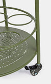 Carrello portatile Burton porta bottiglie e calici da vino h 81 cm