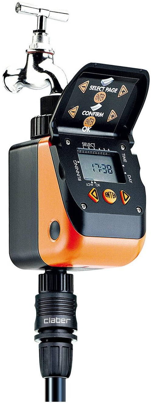 CLABER 8413 CENTRALINA VIDEOO 6 PLUS DISPLAY DIGITALE IRRIGAZIONE