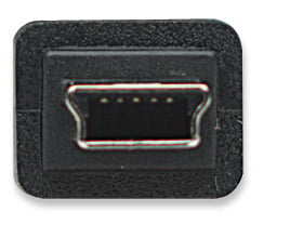 Cavo USB 2.0 A maschio/mini B 5 pin maschio 0,3 m Nero