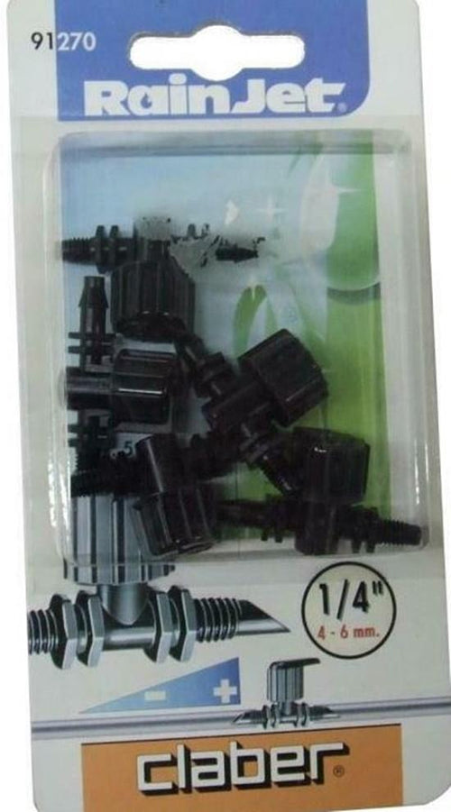 CLABER 91270 RUBINETTO PASSANTE PER TUBO CAPILLARE 5 PZ