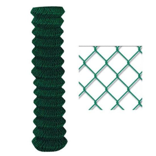 RETE RECINZIONE ZINCATA VERDE 25 MT X 1,00 H maglia mm 50 X 50 FER 233910