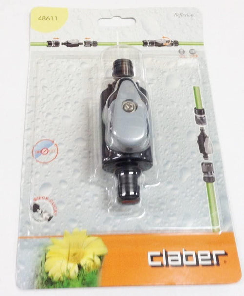 CLABER 48611 RUBINETTO DI CONGIUNZIONE RACCORDO RAPIDO IRRIGAZIONE GIARDINO