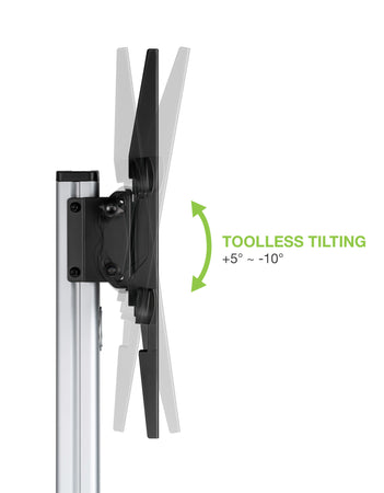 Supporto a Pavimento con Mensola Trolley TV LCD/LED 37-86''
