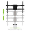 Supporto a Pavimento con Mensola Trolley TV LCD/LED 37-86''