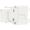 Frutto Keystone Cat.6A UTP Bianco con tappo antipolvere