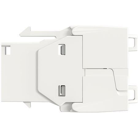 Frutto Keystone Cat.6A UTP Bianco con tappo antipolvere