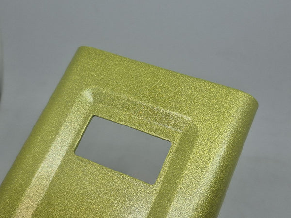 PLACCA GIALLO MONKEY METALLIZZATO PER SCATOLE RETTANGOLARI SERIE ELITE