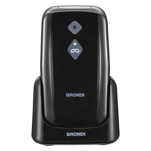 Cellulare Brondi 10281030 AMICO Sicuro Plus Black metal