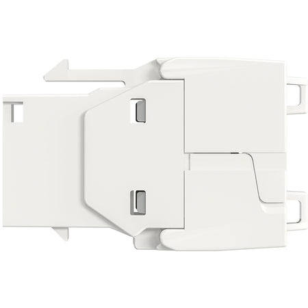Frutto Keystone Cat.6A UTP Bianco con tappo antipolvere