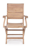 Sedia Maryland struttura in legno di Teak, pieghevole, per esterno da 44.5 cm