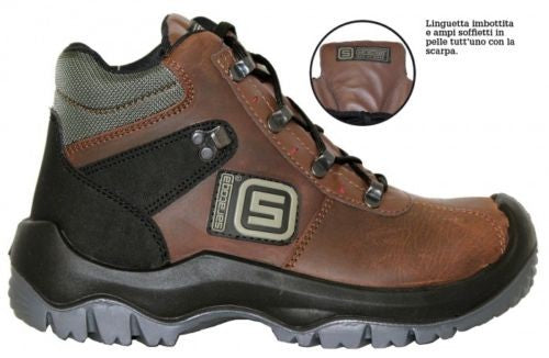Saratoga Kantier SRC S3 scarpe antinfortunistiche alte in nabuk