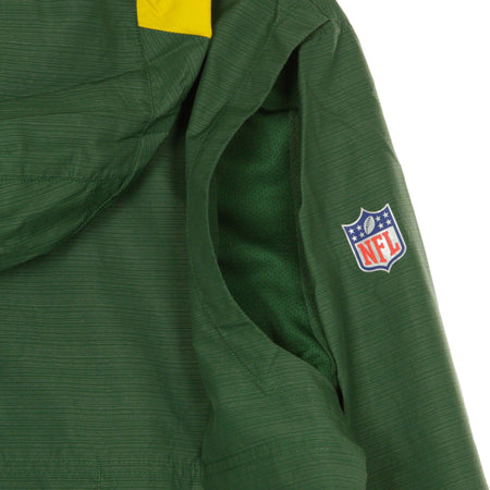 NIKE NFL Giacca a Vento Infilabile Uomo Nfl Team Logo Pregame Lightweight Player Jacket Grepac Original Team Colors da uomo
