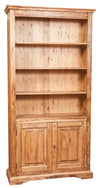 Biscottini Libreria Biscottini Legno Massello Tiglio Naturale 108x38x211 Made Italy Arredo