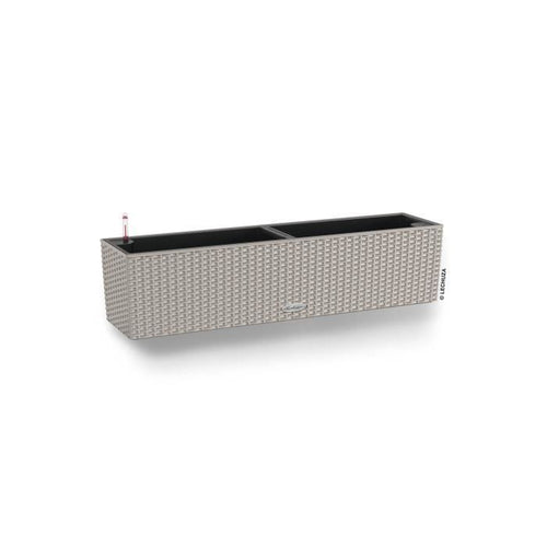 Jardiniere - Cottage Balconera 80 - Kit completo - Marrone sabbia - 12 L - LECHUZA