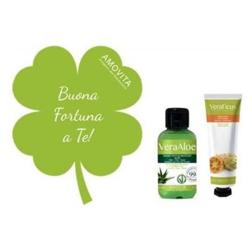 Set bagno Amovita Albero della vita quadrifoglio veraloe