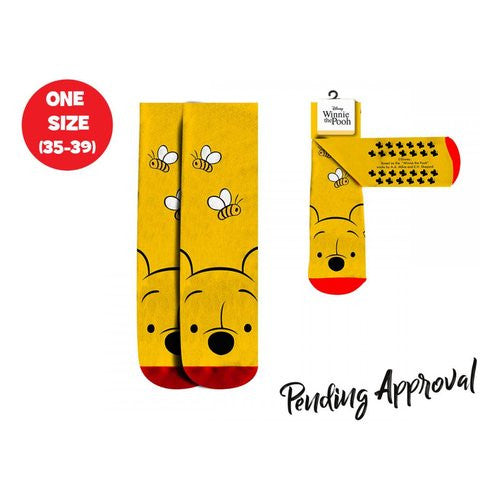 Calzini Coriex WINNIE THE POOH Antiscivolo adulti Giallo