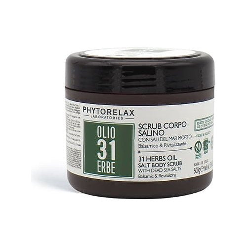 Crema scrub Phytorelax Olio 31 Erbe Corpo Salino 500 Gr