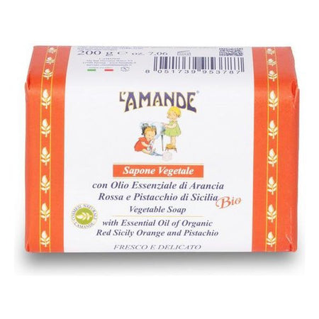 Detergente L'Amande Sapone vegetale arancia rossa e pistacchio di sici