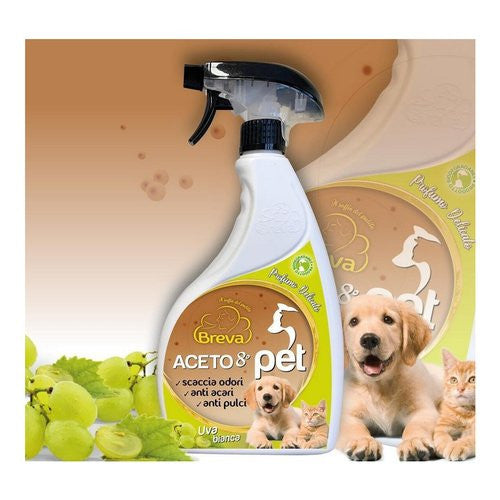 Disinfettante spray Breva Aceto 8° cucce cani uva bianca