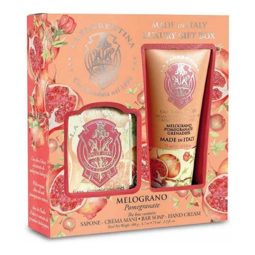 Set regalo Donna La Florentina Crema mani melograno