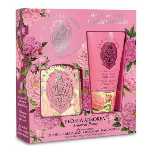 Set regalo Donna La Florentina Hand peonia arborea