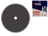 DISCO IN METALLO PER DECESPUGLIATORE A 80 DENTI ø mm.255, foro mm.25,4,