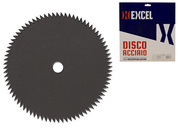 DISCO IN METALLO PER DECESPUGLIATORE A 80 DENTI ø mm.255, foro mm.25,4,