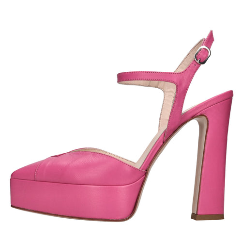 ISLO Scarpe con Tacco Fucsia da donna