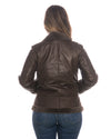 Matilde - Giacca Donna Testa di Moro in vero montone Shearling