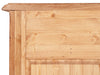 Biscottini Comodino Country in legno massello di tiglio finitura naturaleL51xPR30xH74 cm. Made in Italy