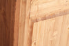 Biscottini Comodino Country in legno massello di tiglio finitura naturaleL51xPR30xH74 cm. Made in Italy