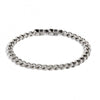 Marlù BRACCIALE ACCIAIO CATENA GRUMETTA 6 MM